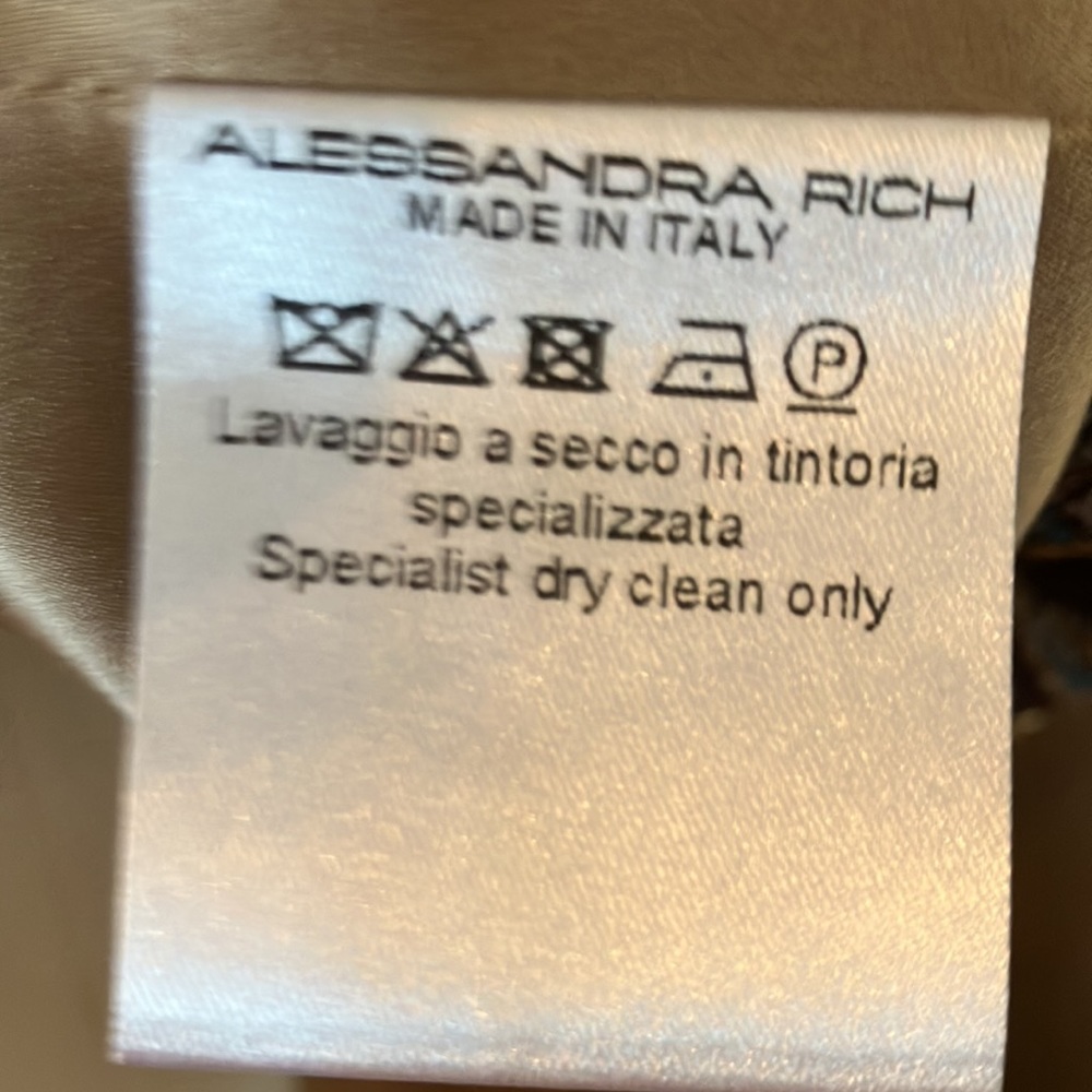 COPY - Alessandra Rich brocade silk-lined vest - Picture 4 of 8